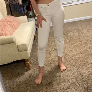 White Ankle Jeans
